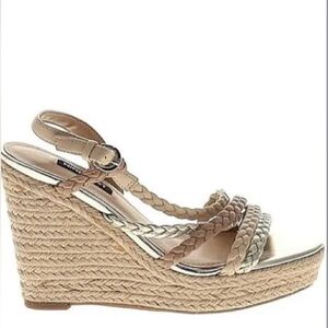 Nine West Braided Straps Wedged sandals